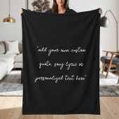 Create Your Own Custom Quote Fleecedecke