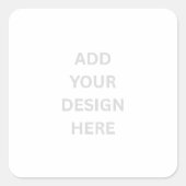 Create Your Own Custom Square Stickers (Vorderseite)