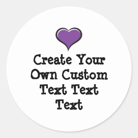 Create your own custom text white Bkgd Ver Runder Aufkleber (Vorderseite)