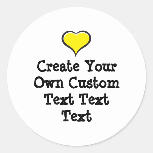 Create your own custom text white Bkgd Ver Runder Aufkleber (Vorderseite)