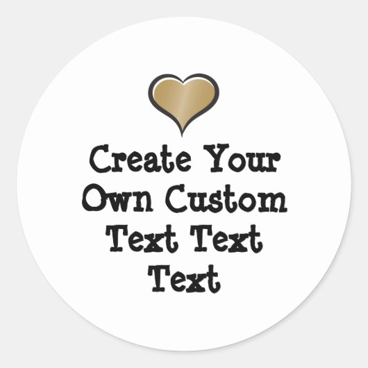 Create your own custom text white Bkgd Ver Runder Aufkleber (Vorderseite)