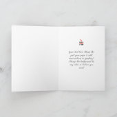 CREATE-YOUR-OWN Custom upload design Christmas Karte (Innenseite)