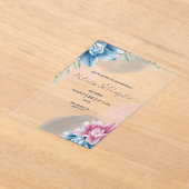 Create Your Own Custom Watercolor with Wedding Acryleinladungen (Ablage )