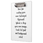 Create Your Own Customizable Personal  Klemmbrett (Links)