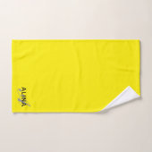 Create Your Own Customize Monogram Color Match Badhandtuch Set (Handtuch)