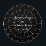 Create Your Own Customized Dartscheibe<br><div class="desc">Create your own fully customized merch from scratch by replacing the background image currently displayed on this product with an image of your own! Add your own text if desired and choose your favorite colors and styles.</div>