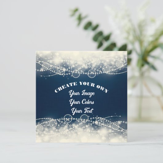 Create Your Own Customized Einladung (Stehend Vorderseite)