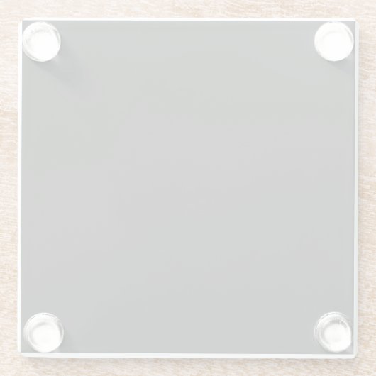 Create Your Own Customized Glasuntersetzer (Rückseite)