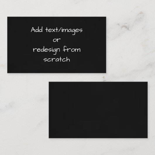 Create Your Own Customized Hinweiskarte (Vorne/Hinten)