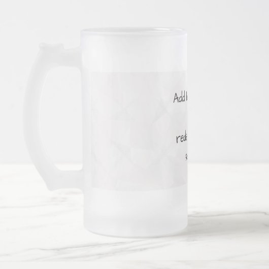 Create Your Own Customized Mattglas Bierglas (Links)