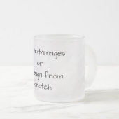 Create Your Own Customized Mattglastasse (VorderseiteRechts)