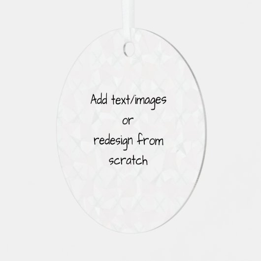 Create Your Own Customized Ornament Aus Metall (Vorderseite links)