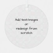 Create Your Own Customized Ornament Aus Metall (Vorderseite)