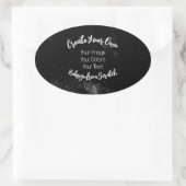 Create Your Own Customized Ovaler Aufkleber (Tasche)