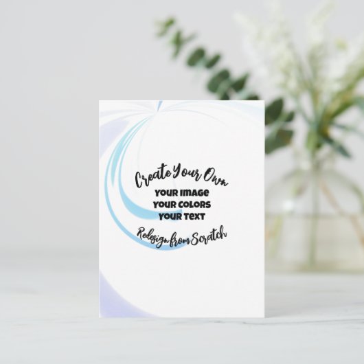 Create Your Own Customized Postkarte (Stehend Vorderseite)