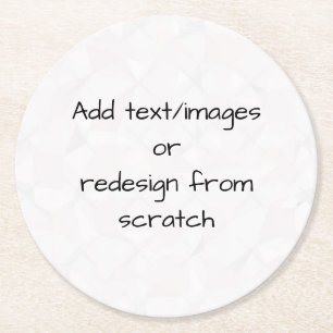 Create Your Own Customized Runder Pappuntersetzer