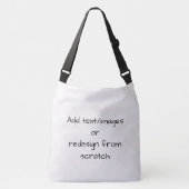 Create Your Own Customized Tragetaschen Mit Langen Trägern (Vorderseite)