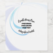 Create Your Own Customized Weinetikett (Einzelnes Label)