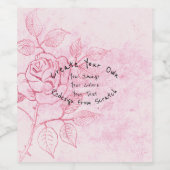 Create Your Own Customized Weinetikett (Einzelnes Label)