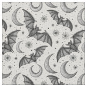 Create Your Own Cute Floral Gothic Bats Stoff (Nahaufnahme)