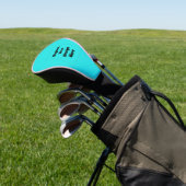 Create Your Own cyan Golf Headcover (In SItu)