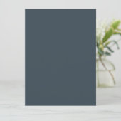 Create Your Own dark gray azure Flat Greeting Card Karte (Stehend Vorderseite)