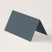 Create Your Own dark gray azure Folded Card (Vorderseite)