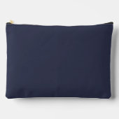 Create Your Own dark gray blue personalized Zubehörtasche (Vorderseite)