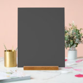 Create Your Own dark gray Custom Design Acrylschild (Hochzeit)