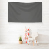 Create Your Own dark gray Custom Design Banner (Insitu)