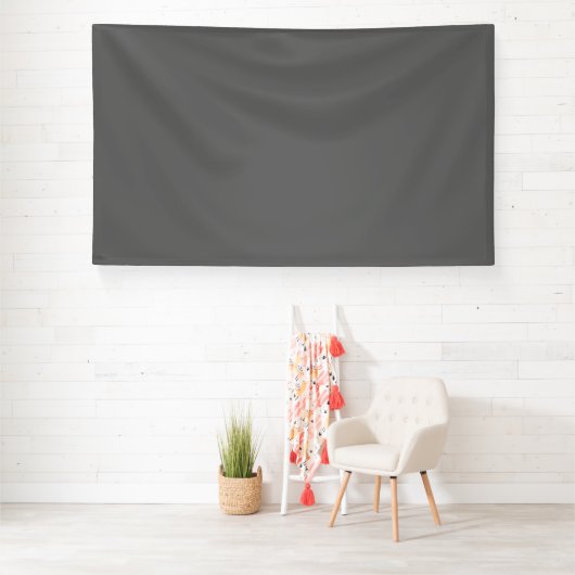 Create Your Own dark gray Custom Design Banner (Insitu)