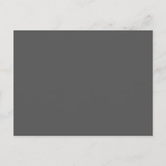 Create Your Own dark gray Custom Design Feiertagspostkarte