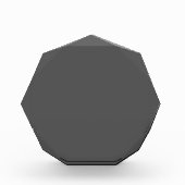 Create Your Own dark gray Custom Design Fotoblock (Vorderseite)