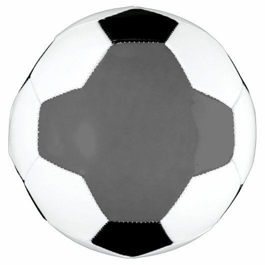 Create Your Own dark gray Custom Design Fußball (Vorderseite)