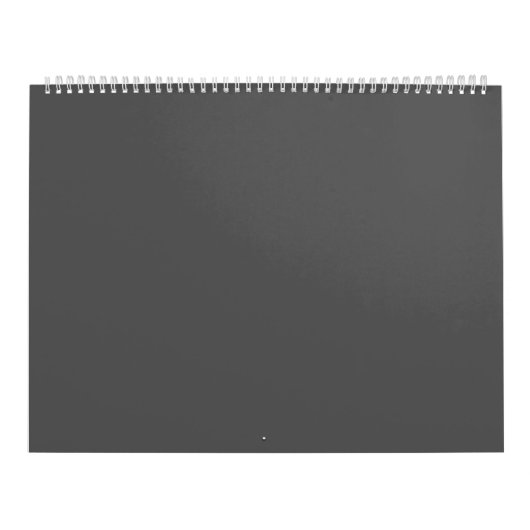 Create Your Own dark gray Custom Design Kalender (Titelbild)