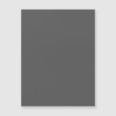 Create Your Own dark gray Custom Design Magnetkarte (Vorderseite)