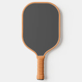 Create Your Own dark gray Custom Design Pickleball Schläger (Rückseite)