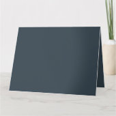 Create Your Own dark gray Folded Thank You Card Dankeskarte (Vorderseite)