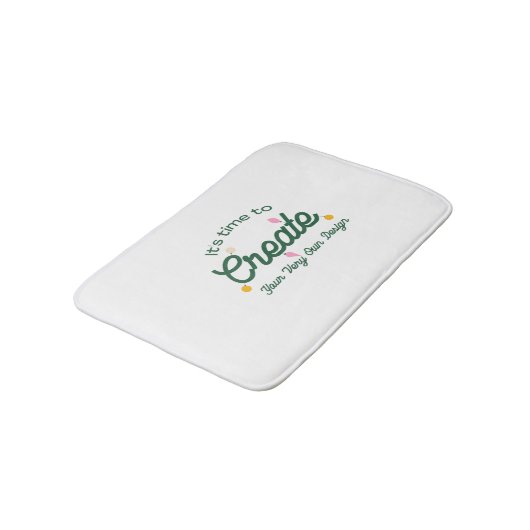 Create your own design badematte (Schrägansicht)