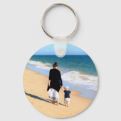 Create Your Own Design Family Photo Keychains Gift Schlüsselanhänger (Rückseite)