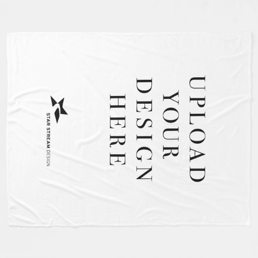 Create Your Own Design Fleecedecke (Vorderseite (Horizontal))