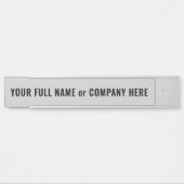 Create Your Own Design Name Door Sign Template Türschild (Vorderseite )