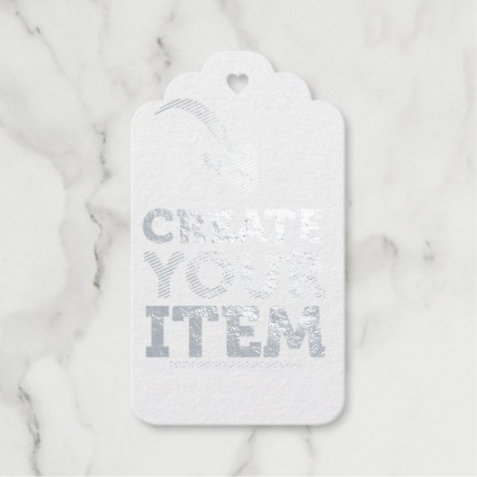 CREATE-YOUR-OWN DIY Custom upload wedding Geschenkanhänger (Vorderseite)