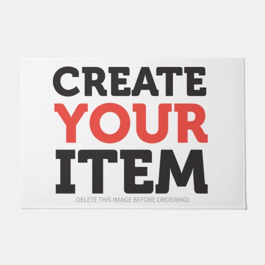CREATE-YOUR-OWN DIY Custom upload your design Fußmatte (Vorderseite)