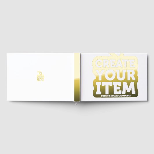 CREATE-YOUR-OWN DIY Custom upload your design Gästebuch (Voll)