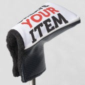 CREATE-YOUR-OWN DIY Custom upload your design Golf Headcover (3/4 Vorderseite)