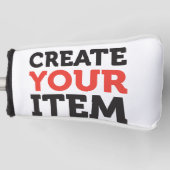 CREATE-YOUR-OWN DIY Custom upload your design Golf Headcover (Vorderseite)