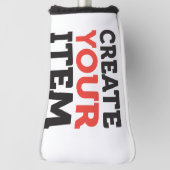 CREATE-YOUR-OWN DIY Custom upload your design Golf Headcover (Rotieren 90)