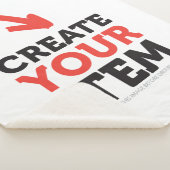 CREATE-YOUR-OWN DIY Custom upload your design Sherpadecke (3/4)