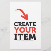 CREATE-YOUR-OWN DIY kundenspezifische Briefpapier (Vorderseite)